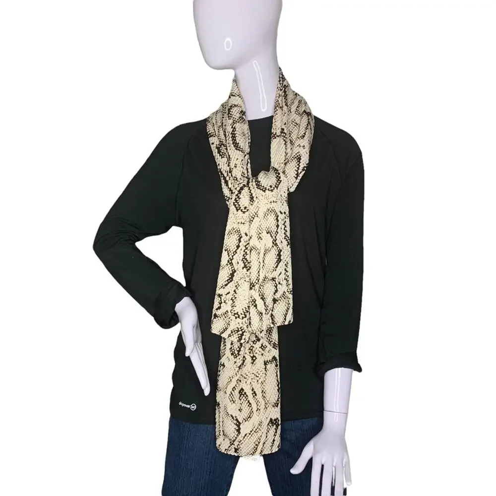 ALDO Benarth NWT Scarf Snake Print Lightweight Preppy Style